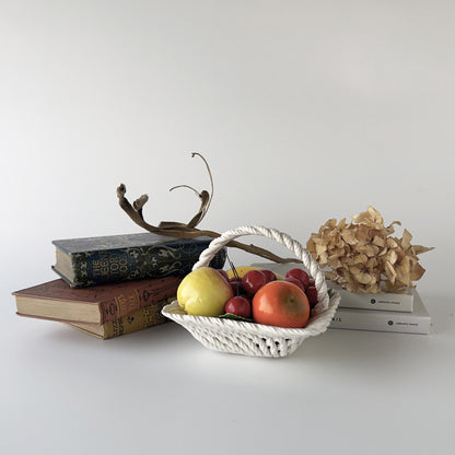 ヴィンテージ セラミック フルーツバスケット