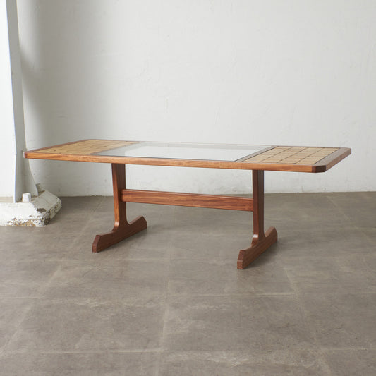 タイル&ガラストップ コーヒテーブル (3586D)