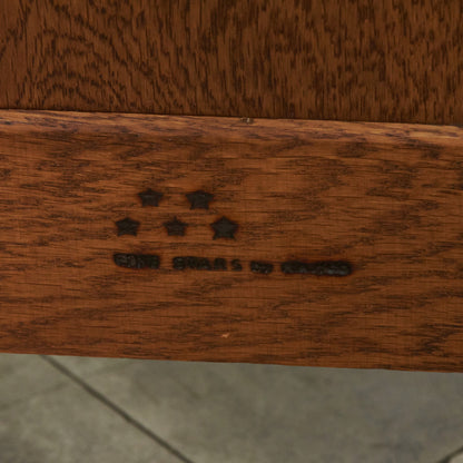 クラシック オーク材 コーナーキャビネット