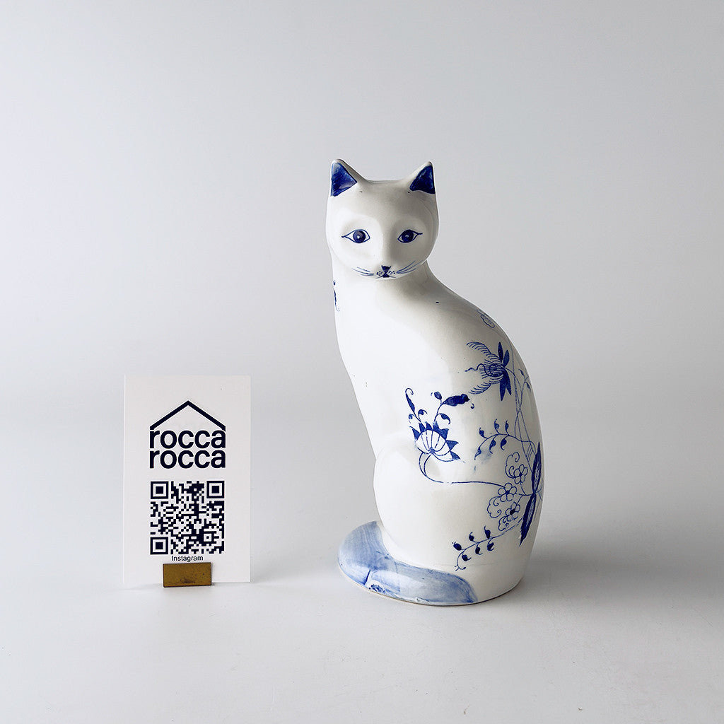 英国ヴィンテージ 猫のフィギュリン