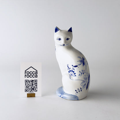 英国ヴィンテージ 猫のフィギュリン