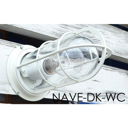 NAVE-DK-WC デッキライト ホワイト クリアガラス