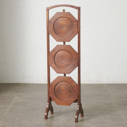 英国アンティーク 折畳み式 ケーキスタンド