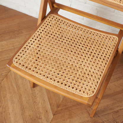 ラタン編み フォールディングチェア