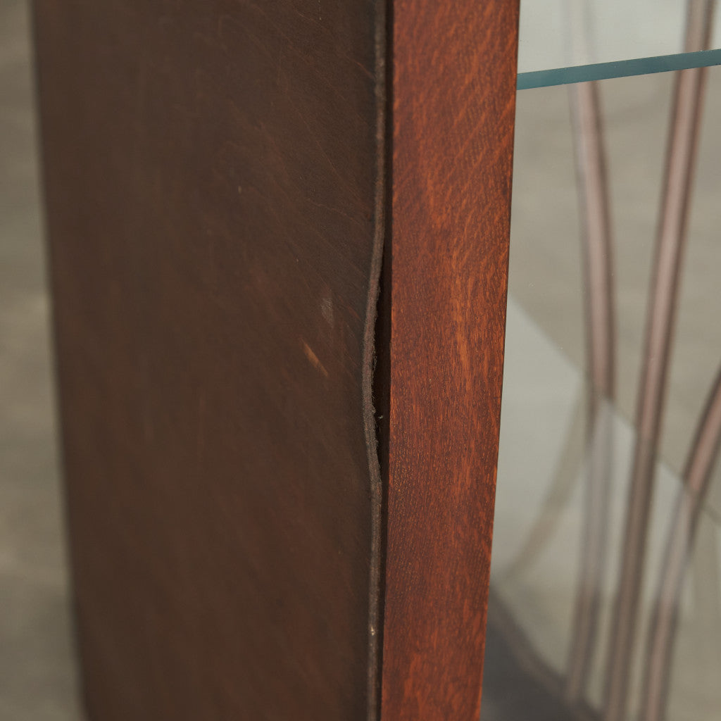 英国アンティーク ガラスキャビネット