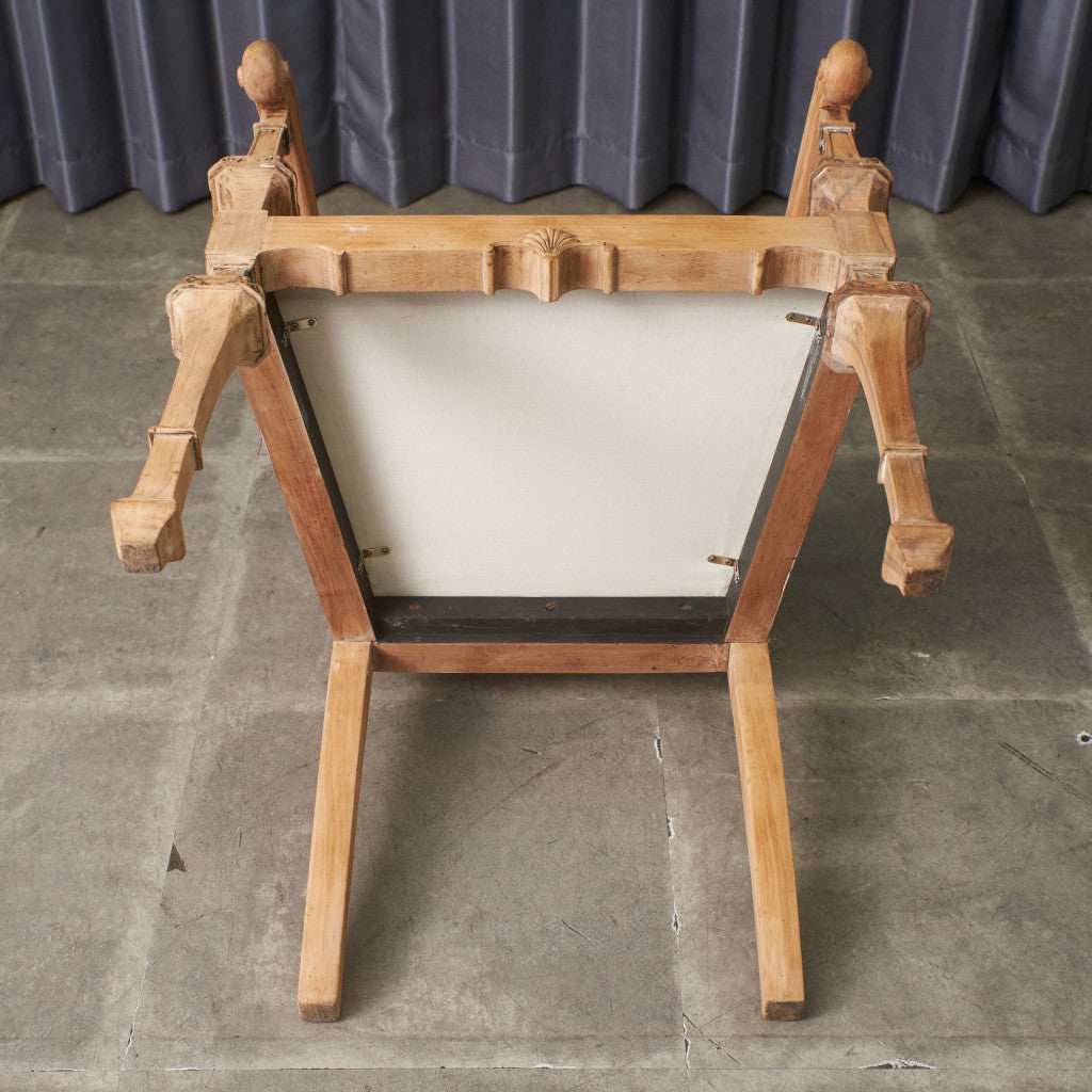 ストリップド加工 アームチェア / 張替済