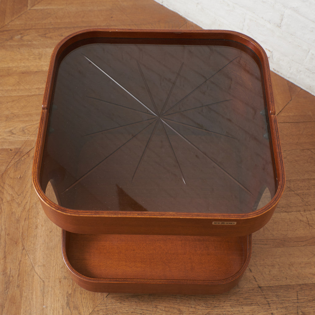 ヴィンテージ プライウッド キャスターサイドテーブル – rocca rocca