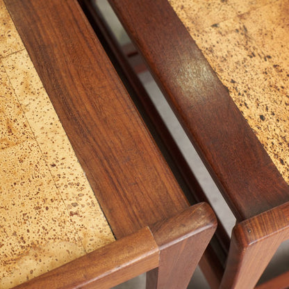 cork ヴィンテージ ネストテーブル (3577D)