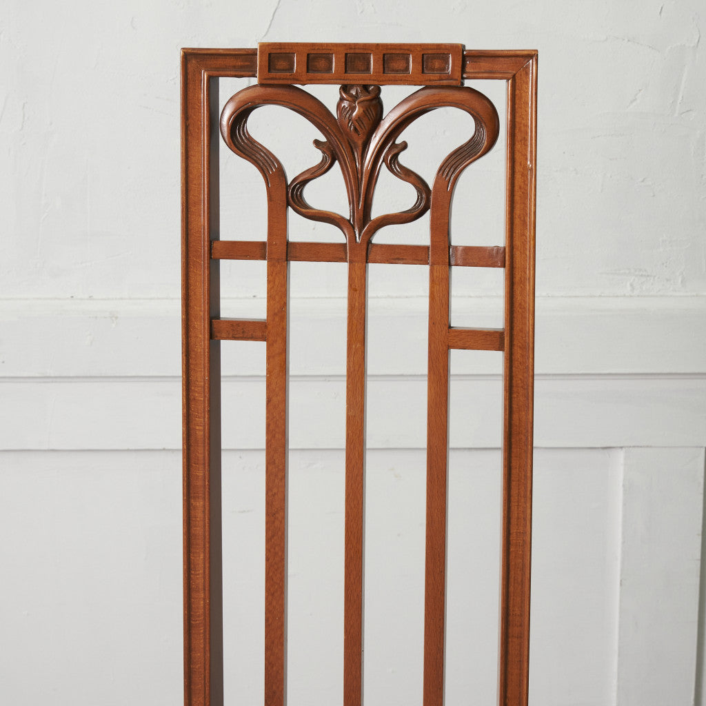 アールヌーボー ハイバックチェア / 張替済