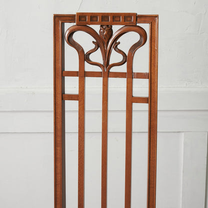 アールヌーボー ハイバックチェア / 張替済