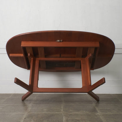 デンマーク エクステンション オーバルダイニングテーブル