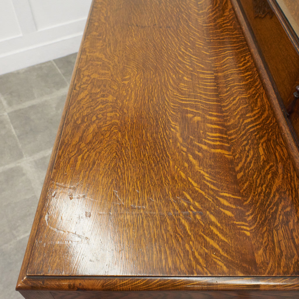 英国アンティーク ミラーバックサイドボード