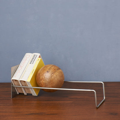 スロープ ブックスタンド シルバー