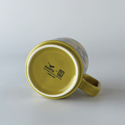 Hornsea x Magpie マグカップ Birds Chartreuse