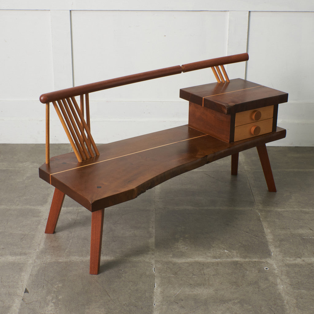 作家物 無垢材 ベンチ