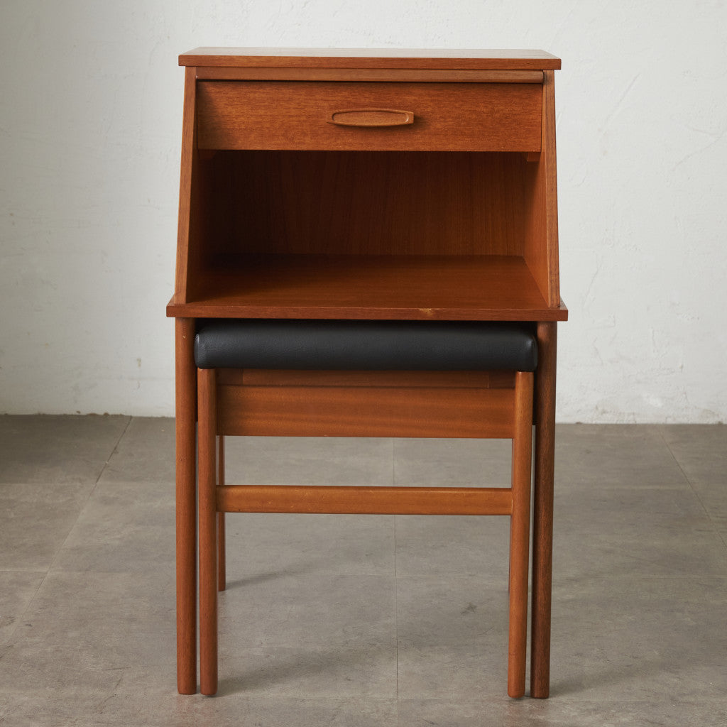 ヴィンテージ テレフォンベンチ / 張替済