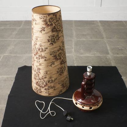 西ドイツヴィンテージ German Art Pottery テーブルランプ