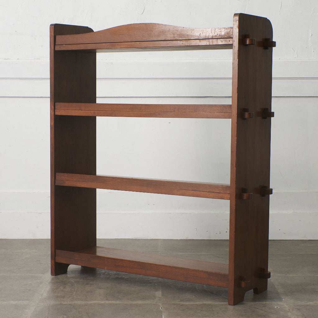 年代物 楔留め 本棚