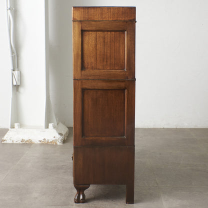 英国アンティーク スタッキングブックケース