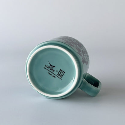 Hornsea x Magpie マグカップ  Piggie Family Teal