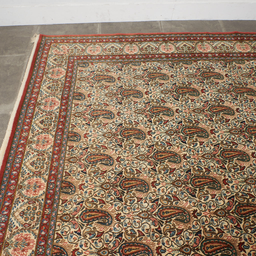 ウール製 手織り 絨毯