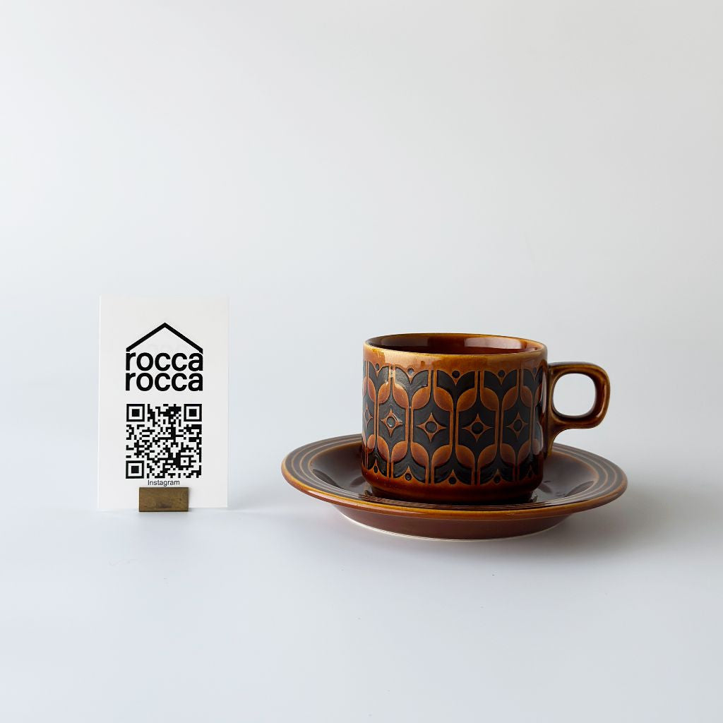 HEIRLOOM エアルーム カップ&ソーサー Autumn brown