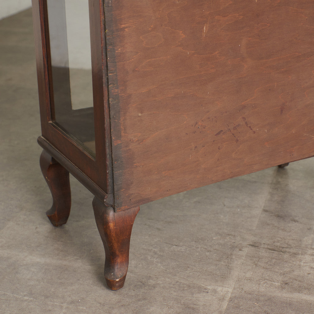 英国アンティーク ガラスキャビネット