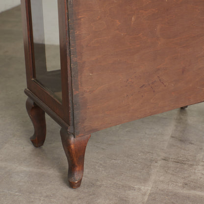 英国アンティーク ガラスキャビネット