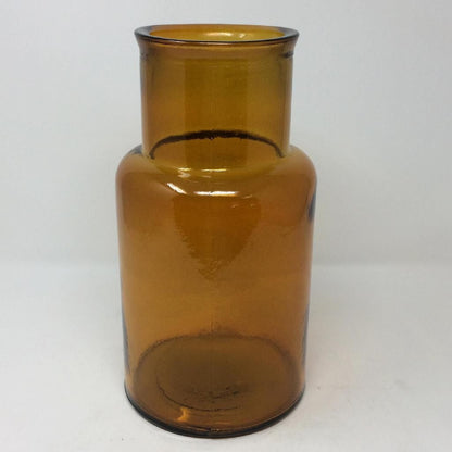 リサイクルガラス フラワーベース SEIS アンバー