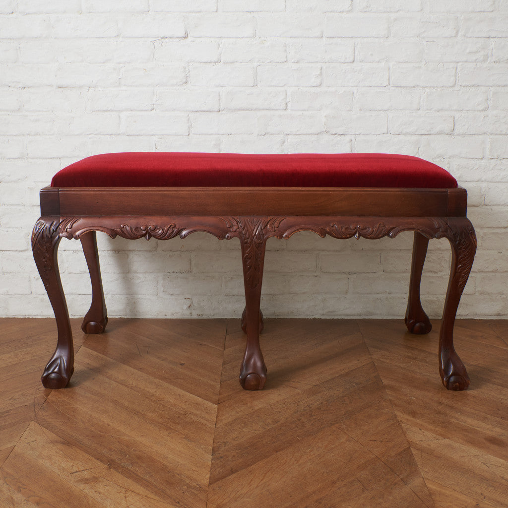 英国クラシック スツール / 張替済