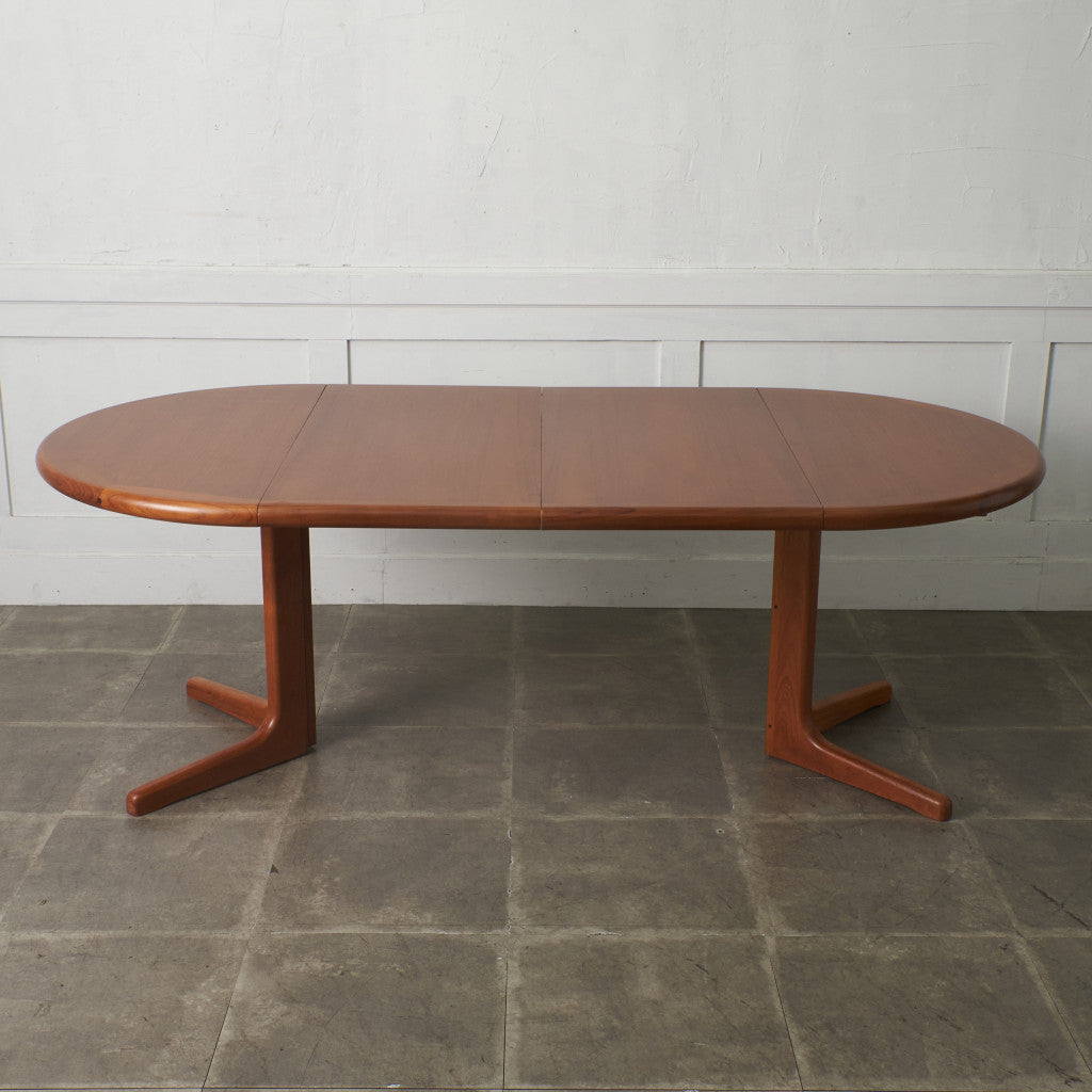 デンマークヴィンテージ エクステンション ラウンドダイニングテーブル