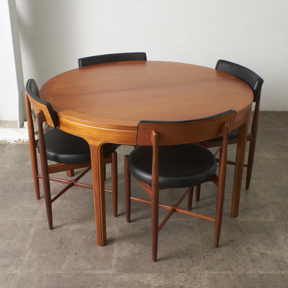 エクステンション ラウンド ダイニングテーブル