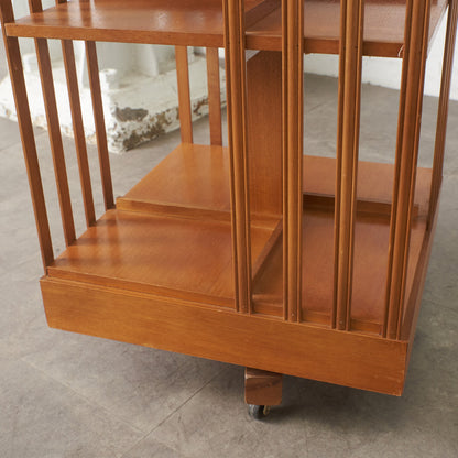 英国クラシック リボルビングブックケース