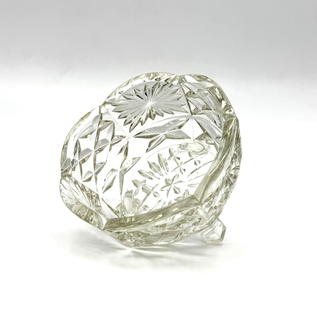 英国ヴィンテージ ガラスボウル