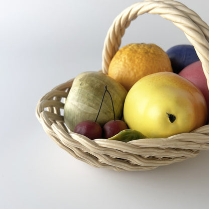 ヴィンテージ セラミック フルーツバスケット