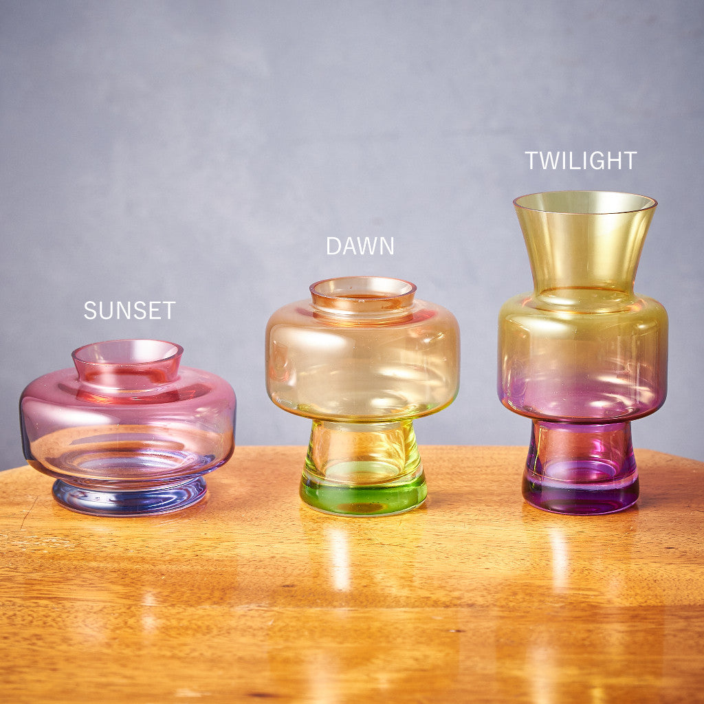 グラデーションガラスフラワーベース SUNSET