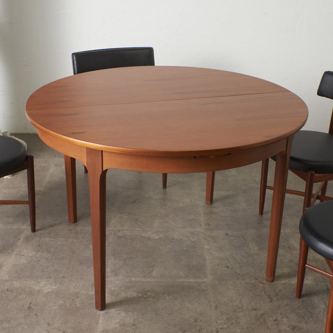 エクステンション ラウンド ダイニングテーブル