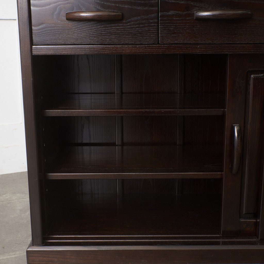 欅材 カウンター 150