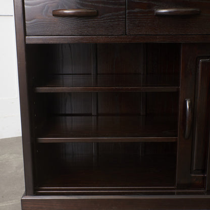 欅材 カウンター 150