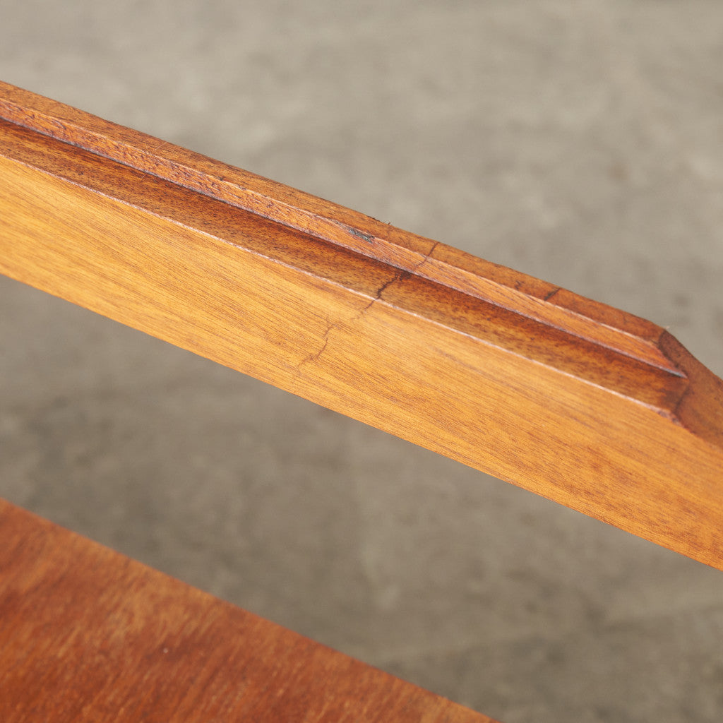 ヴィンテージ スモークガラストップ コーヒーテーブル