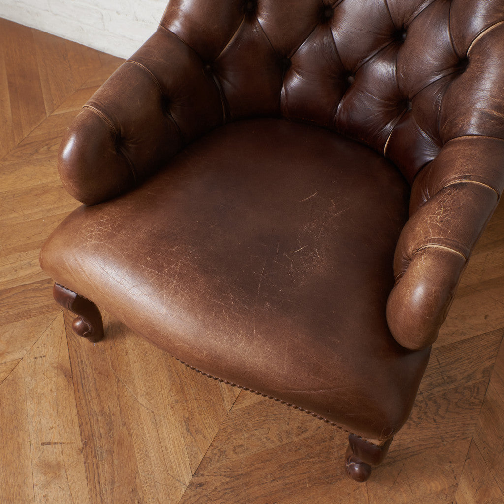 アンティーク チェスターフィールド クラブチェア