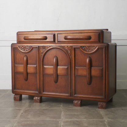 英国アンティーク アールデコ様式 サイドボード