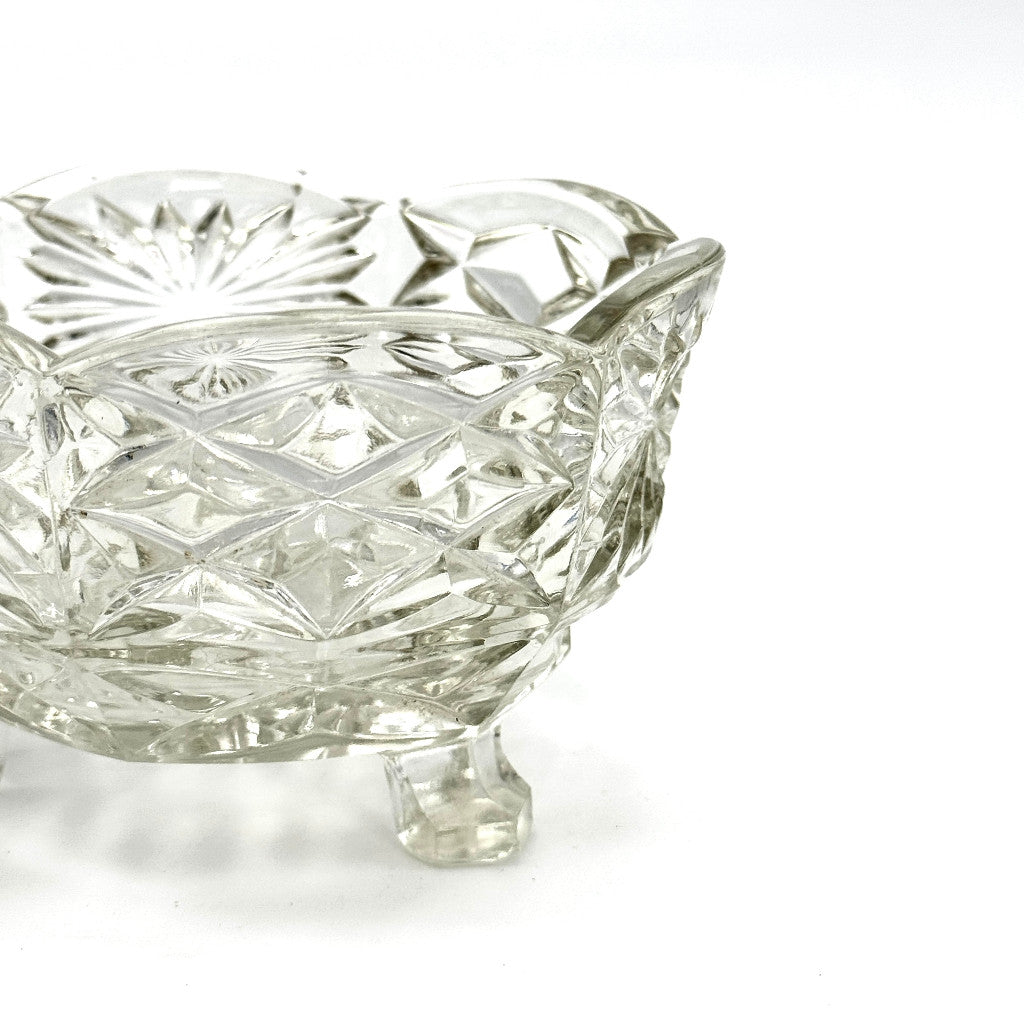 英国ヴィンテージ ガラスボウル