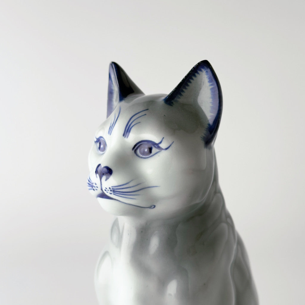 英国ヴィンテージ 猫のフィギュリン