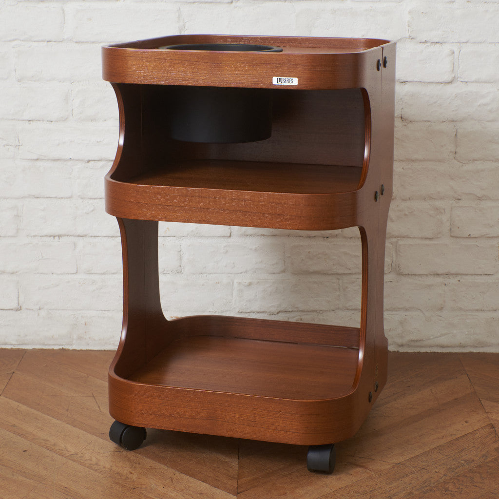 ヴィンテージ プライウッド キャスターワゴン