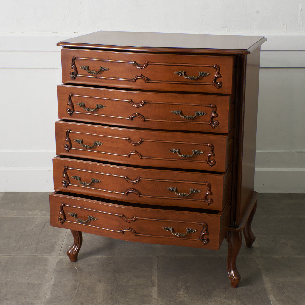 イタリア製 5段チェスト