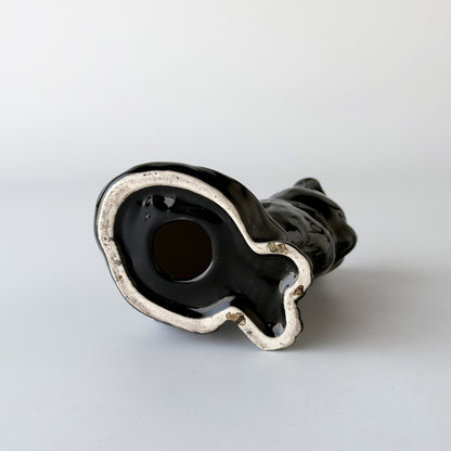 英国ヴィンテージ 黒猫のオブジェ