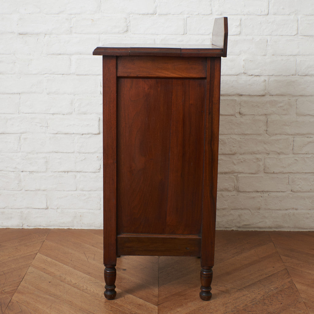 英国アンティーク ウォールナット材 スモールキャビネット