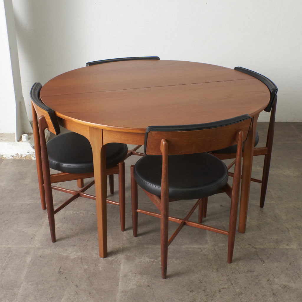 エクステンション ラウンド ダイニングテーブル