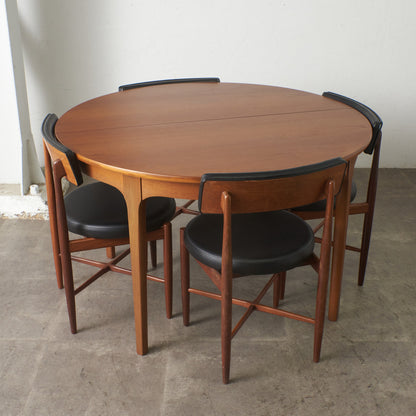 エクステンション ラウンド ダイニングテーブル